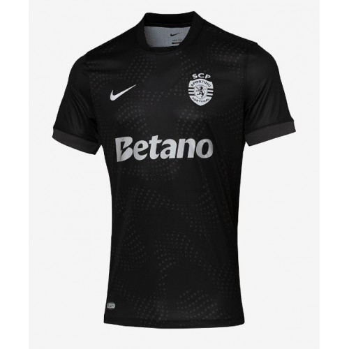 Stroje piłkarskie Sporting CP Koszulka Wyjazdowej 2025-26 Krótki Rękaw